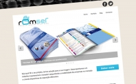 A nova página da romset apresenta um webdesign responsivo